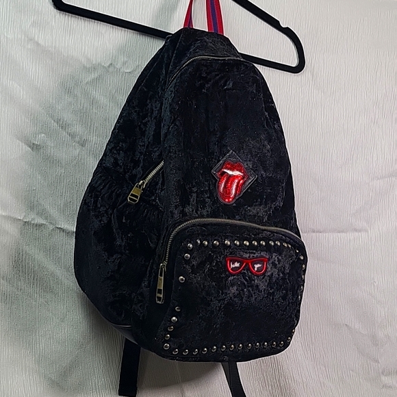 Leather Velour Cusom bag backpack - Picture 2 of 8